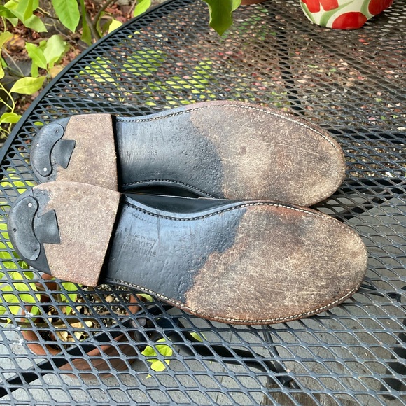 ALDEN x BROOKS BROTHERS 11 1/2 D BLACK SHELL CORDOVAN PENNY LOAFERS SHOES - Picture 7 of 8